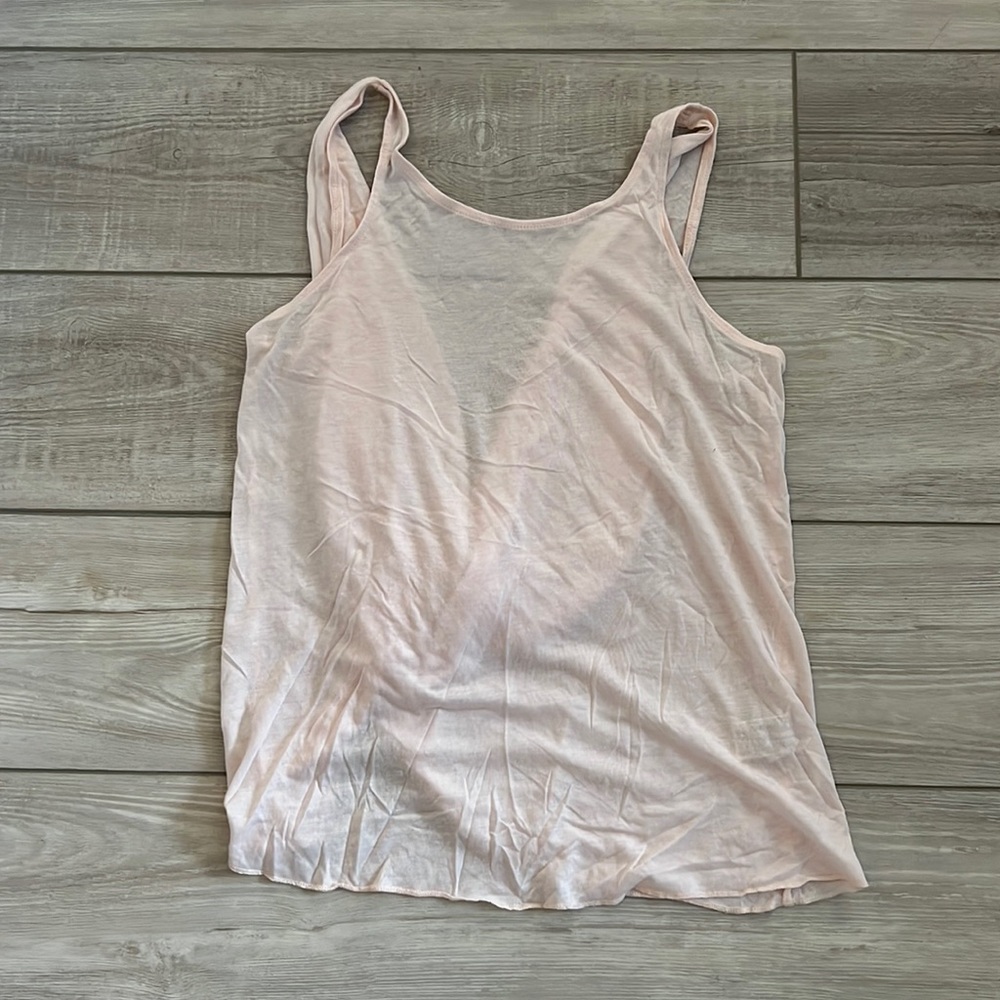 Pink workout tank